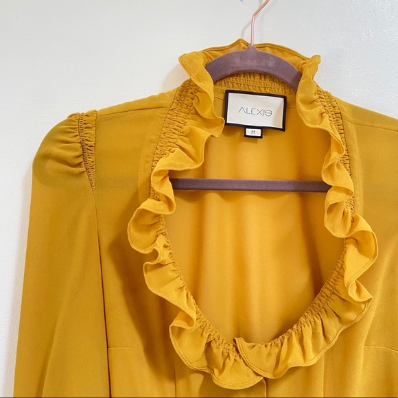 alexis scyler ruffle top